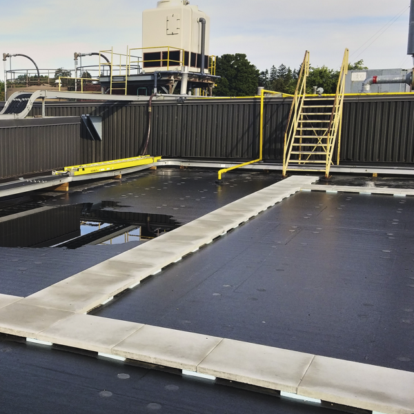 Flat Roof In Port Hope Using EPDM As The Commercial Roofing Material